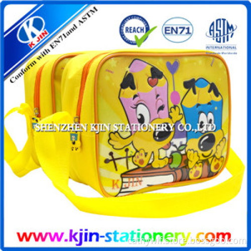 Kjin Stationery Yellow School Bag with Single Shoulder
